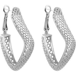 Trendy Chunky Medium Huggie Style Thick Statement Dangle Earrings Gift for Her